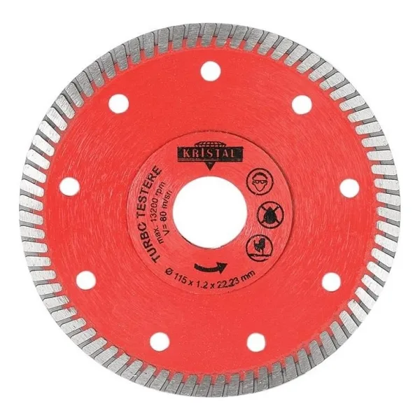 Kristal Turbo Elmas Testere 115 mm