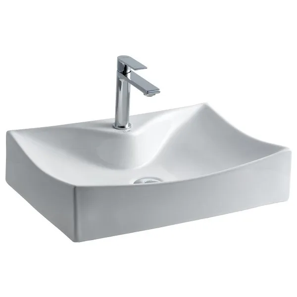 Lena E-3034 Tezgah Üstü Porselen Lavabo