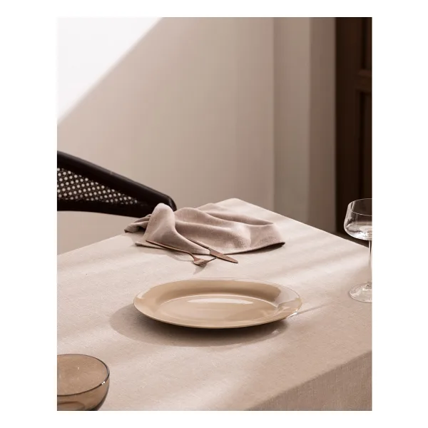 Madame Coco Cielo Kayık Tabak - Bej - 30 cm - 30cm