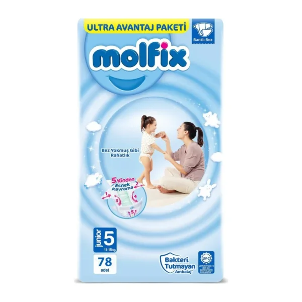 Molfix 5 Numara Junior 78'li Bebek Bezi