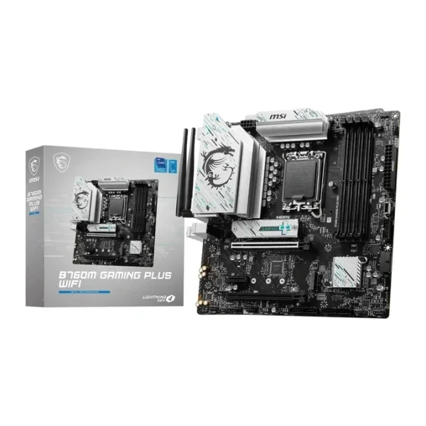 MSI B760M Gaming Plus Wi-Fi Intel LGA1700 DDR5 Micro ATX Anakart
