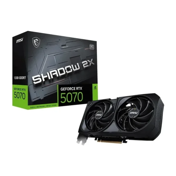 MSI RTX 5070 Shadow 2X OC G5070-12S2C 192 Bit GDDR7 12 GB Ekran Kartı