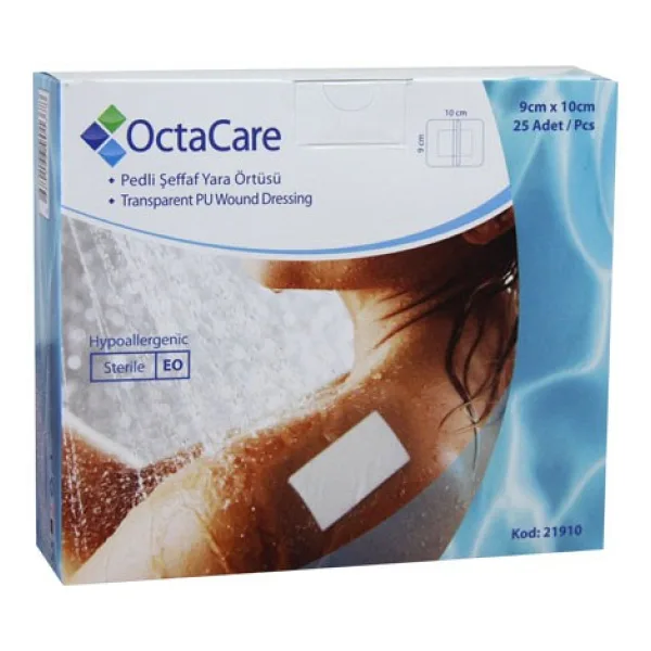 Octacare Şeffaf Pu Film Yara Örtüsü 9CMX10CM 21910