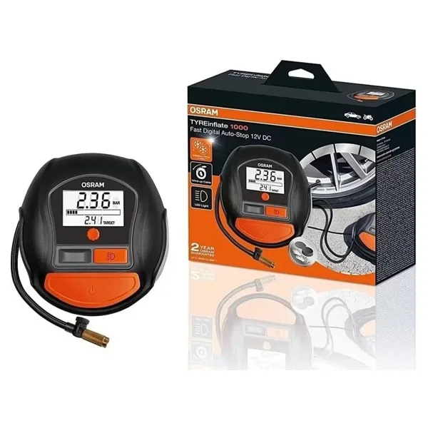 Osram 700 ve üstü Lastik Şişirme Kompresörü Tyreinflate 1000 Otı1000 2 Yıl 1-1,5 1000 watt 5 TB