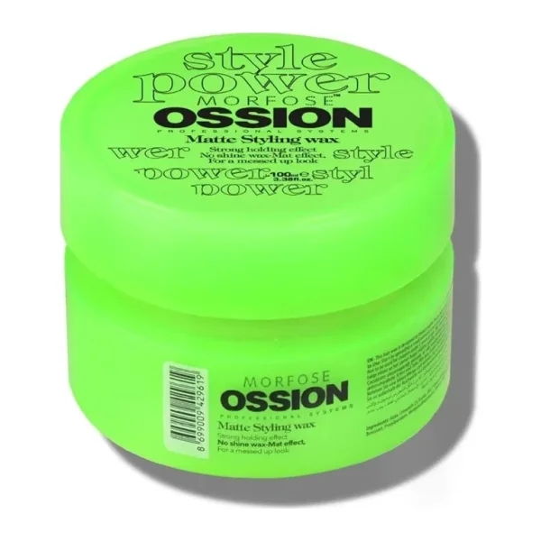 Ossion Matte Styling Wax Yeşil 100 ml