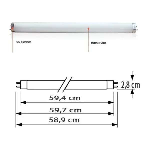 Philips TL-D 18W Snow White Floresan Ampül G13 12000K