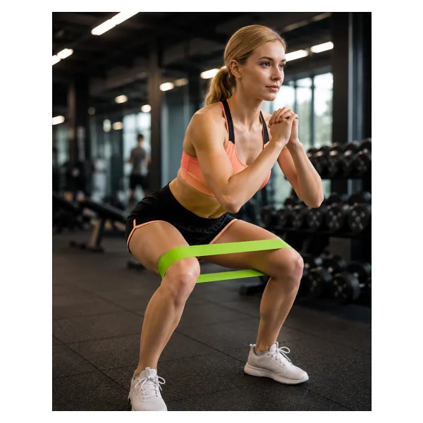 Pilates Ve Fitness Direnç Bandı Egzersiz İçin Esnek Güçlendirme Lastiği