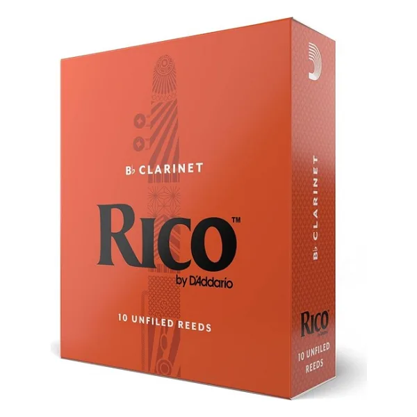Rico By D'addario Bb-Klarinettenblatter Hochprazise Gefertigt Böhm Starke 1,5 10ER-PACKUNG