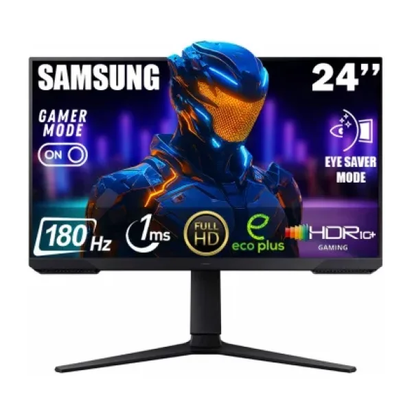 Samsung Odyssey G3 LS24DG302EUXUF 24" 1 ms Full HD Pivot 180 Hz Oyuncu Monitörü