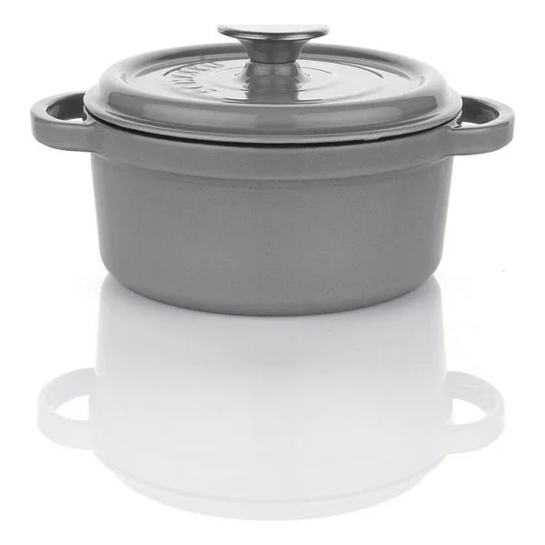 Schafer Guss Chef Gri 20 cm Derin Döküm Tencere