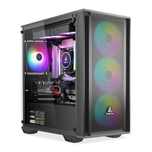 SEGOTEP Gank 240-S Siyah 650W 80+ Midi Tower Kasa (ARGB Fan)