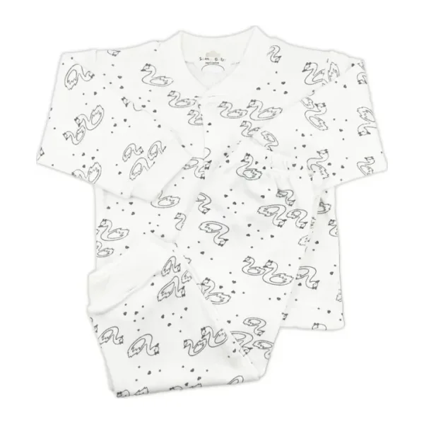 Sema Baby Sevimli Kuğu Bebek Pijama Takımı