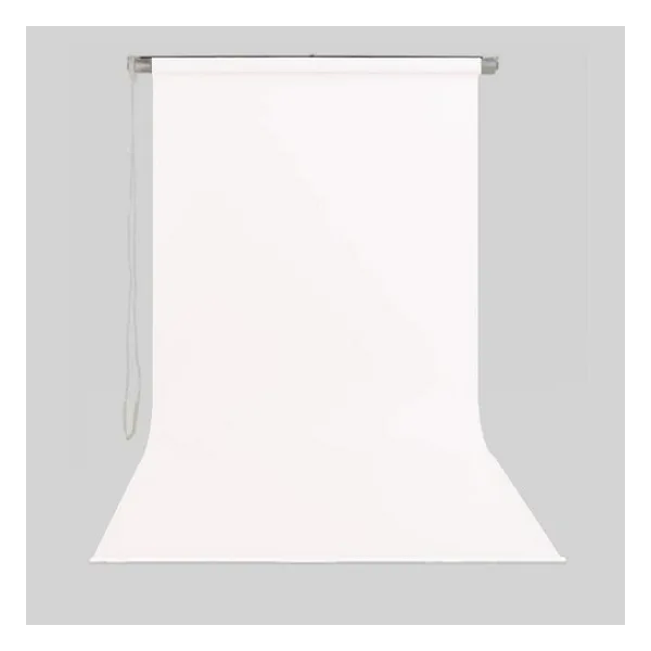 Stil Fon 145cm x 200cm Portre Beyaz Fon Perdesi Seti