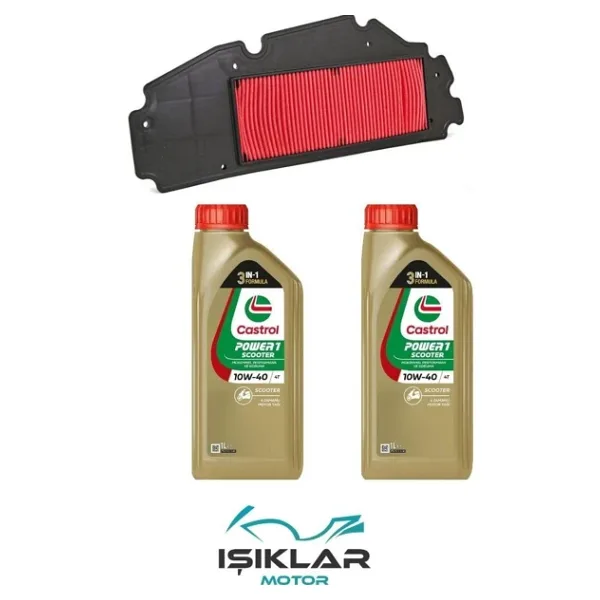 Sym Joymax 250 Castrol Yağ Ve Hava Filtre Bakım Seti Bs0027