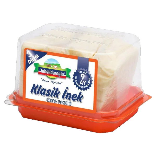 Tahsildaroğlu Dilimli Klasik İnek Beyaz Peyniri 450 gr