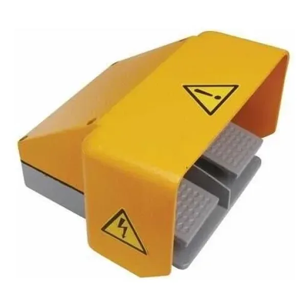 TFS-602 2NO+2NC Aluminyum Gövde Pedal