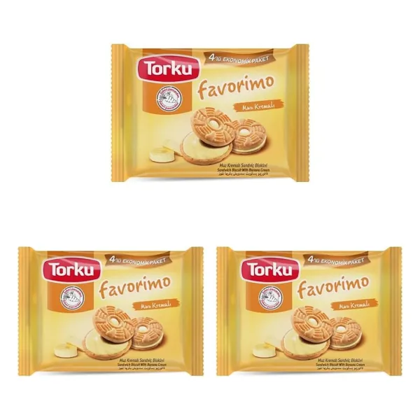 Torku Favorimo Kremalı Bisküvi 4x61 gr