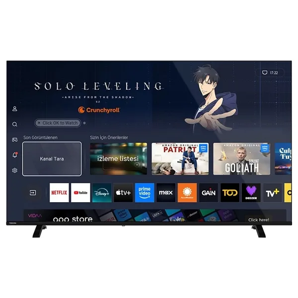 Toshiba 65QV1563DT 4K Ultra HD 65" 165 Ekran Uydu Alıcılı Smart LED TV