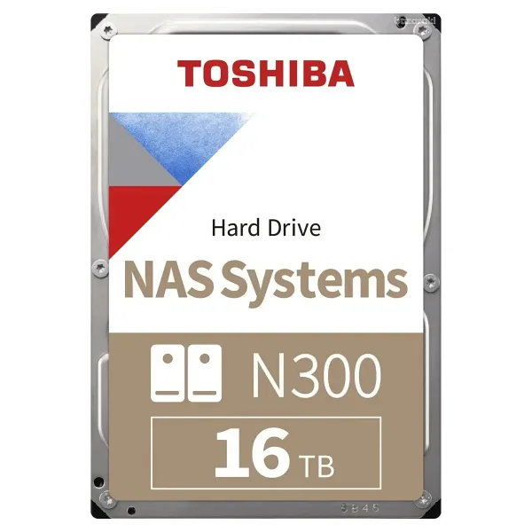 Toshiba N300 16TB 7200RPM 512MB SATA3 6Gbit/sn MN11ACA16TS NAS HDD