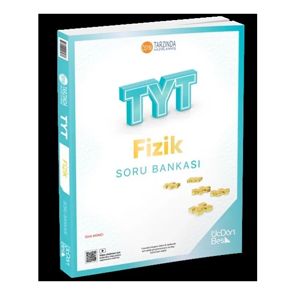 ÜçDörtBeş Yayınları TYT Fizik Soru Bankası