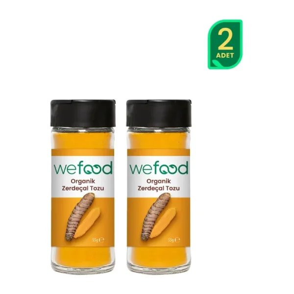 Wefood Organik Zerdeçal Tozu 55 gr 2'li