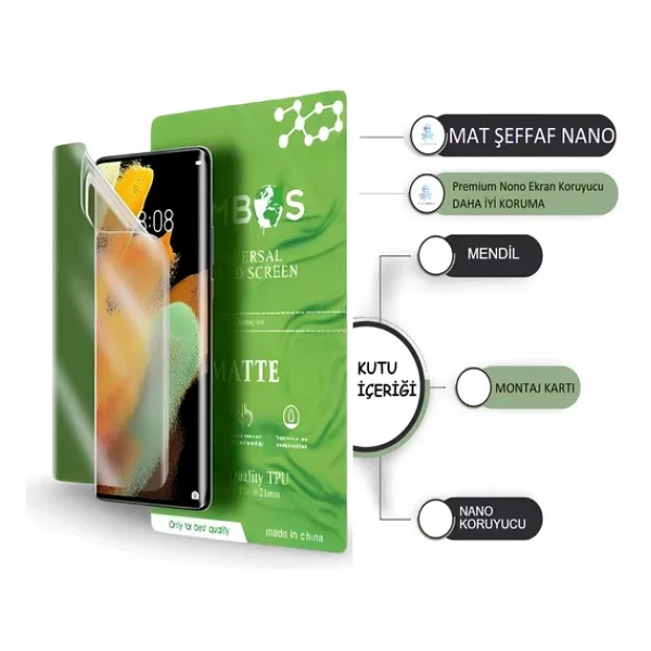 Xiaomi Mİ 13 UTRA NANO Ekran Koruyucu ULTRA İnce Esnek MAT ŞEFFAF - Umbos