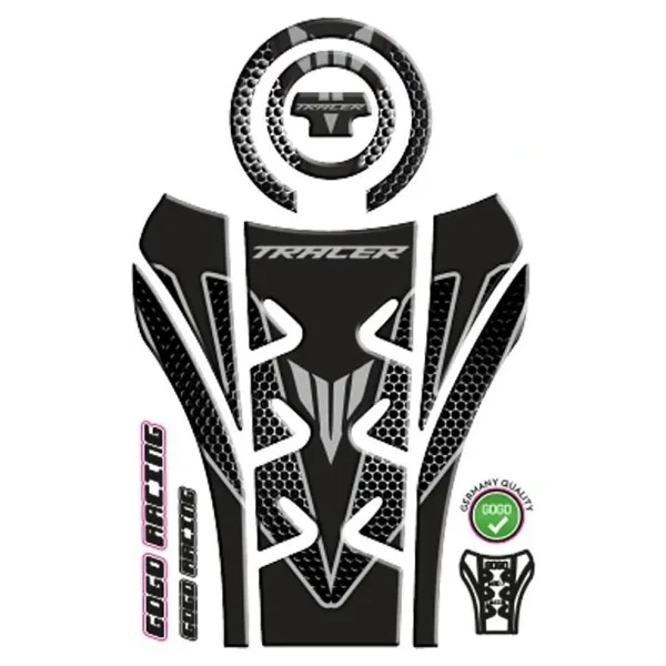 YAMAHA MT07 TRACER 2016 - 2018 UYUMLU TANK PAD SET 001