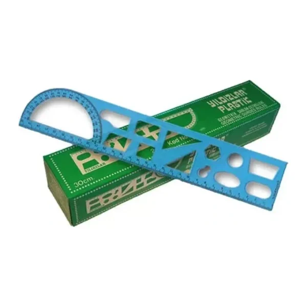Yıldızlar Geometrik Şablon Cetvel 30 Cm