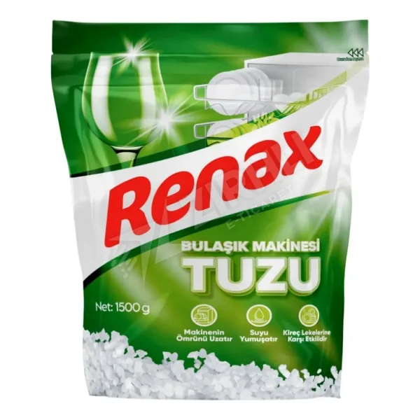 2 Adet Renax Bulaşık Makinesi Tuzu 1500 Gr