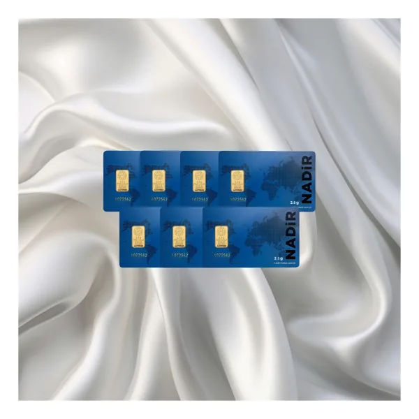 7'li 2.5 gr 24 Ayar Gram Altın