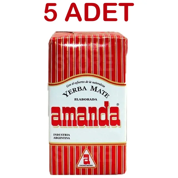 Amanda YERBA MATE 250 GR X 5 Adet "orjınal