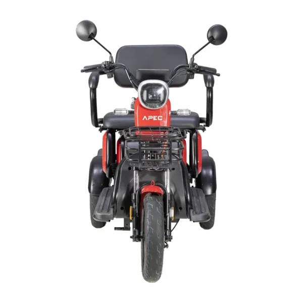 Apec APM2 1000 W 3 Tekerlekli Elektrikli Motosiklet Kırmızı