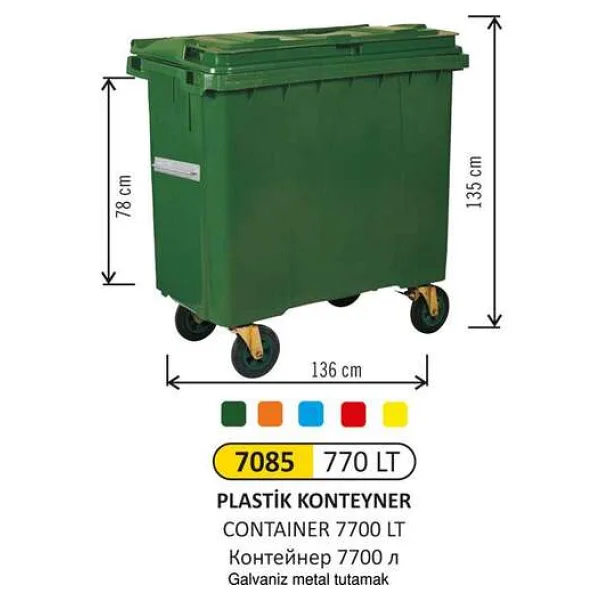 Arı Metal 7085 Konteyner 770 Litre