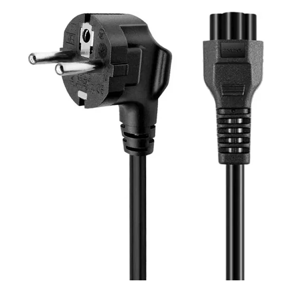 Asus Notebook Adaptör Güç Kablosu 1.2 Mt Yonca Power Kablo Laptop Bilgisayar Kablosu