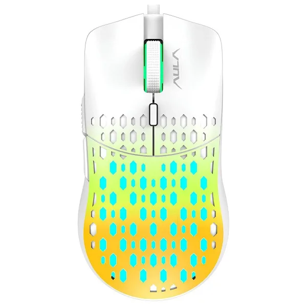 Aula S11 Pro Sarı RGB Optik Kablolu Oyuncu Mouse