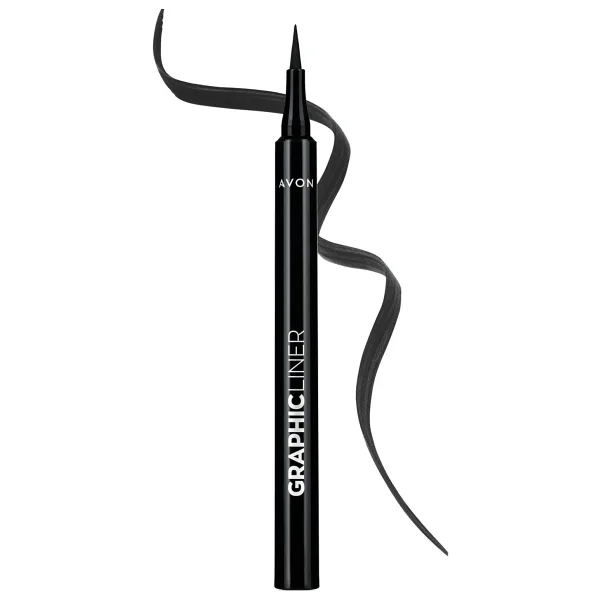 Avon Graphic Liner Keskin Uçlu Likit Eyeliner Charcoal