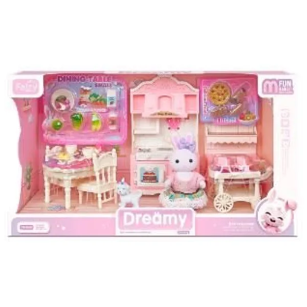 Bay Dreamy Mini Tavşan Büyük Mutfak Oyun Seti