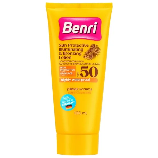 Benri Güneş Parıltılı Losyon SPF50 100 ml