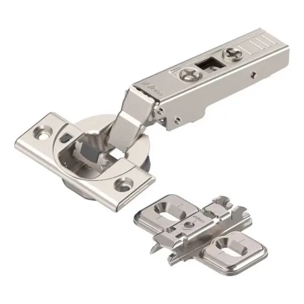 Blum Clip Frenli Düz Menteşe 107 derece Taban Dahil