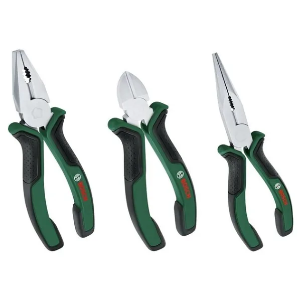 Bosch 3 Parça Alet Seti Pense Yan Keski Kargaburun - Belirtilmemiş - Çok Renkli
