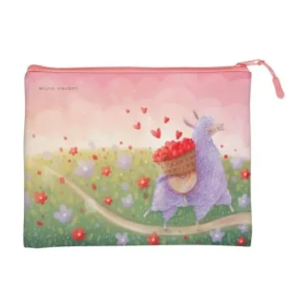 Bruno Visconti Fermuarlı Dosya "lavender Llamas.hearts" 5+. 26 20 14-002/10