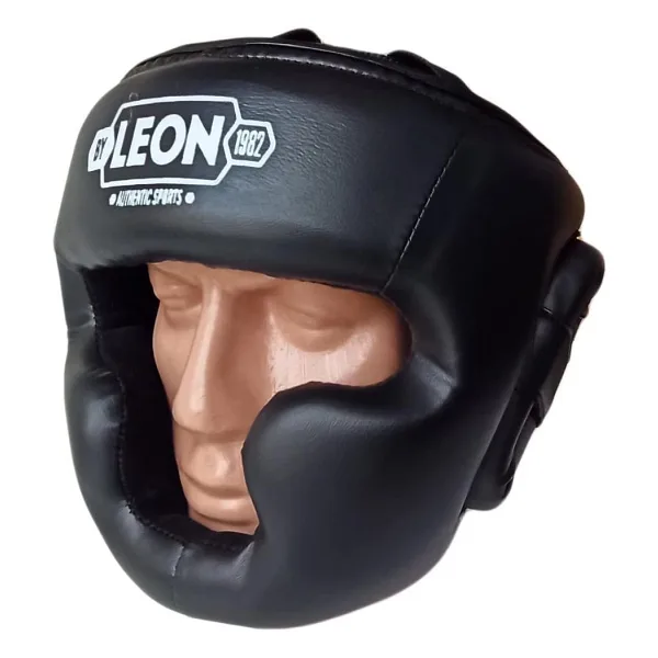 By Leon 1982 Hardy Boks, Muay Thai ve Kick-Boks Antrenman Kaskı (Siyah, XL)