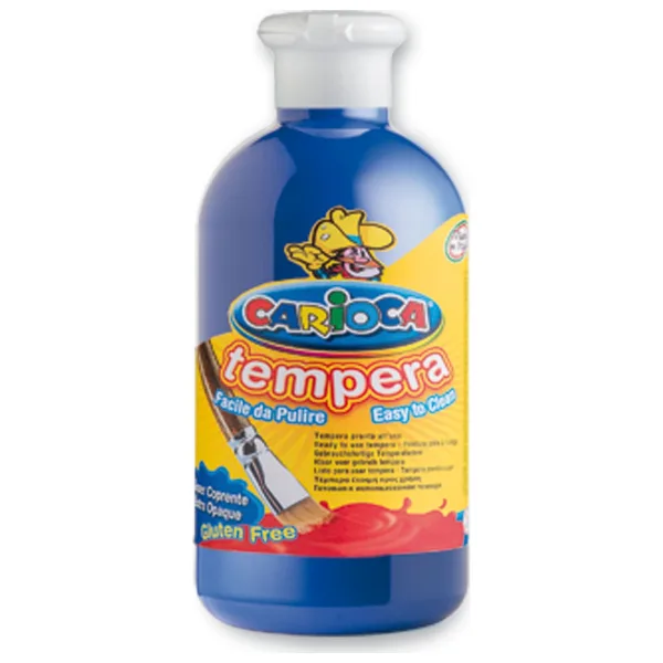 Carioca Süper Yıkanabilir 500 ml Koyu Mavi Tempera Boyası