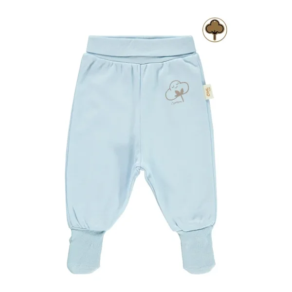 Civil Baby Bebek Organik Çoraptolon 1-9 Ay Mavi