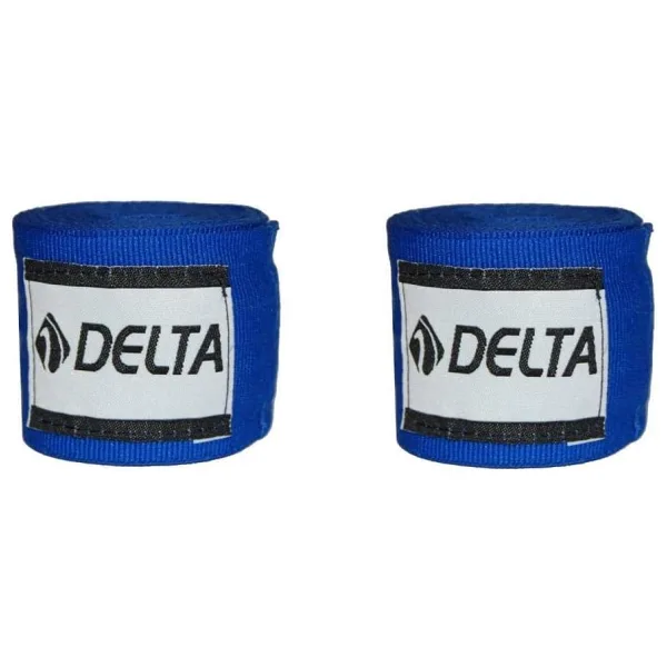 delta spor Delta Unisex Boks El Bandajı EBM 296 Bandaj, Mavi, Tek Beden