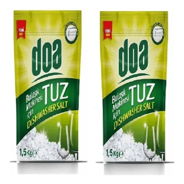 Doa Bulaşık Makinesi Tuzu 1.5 kg 2'li