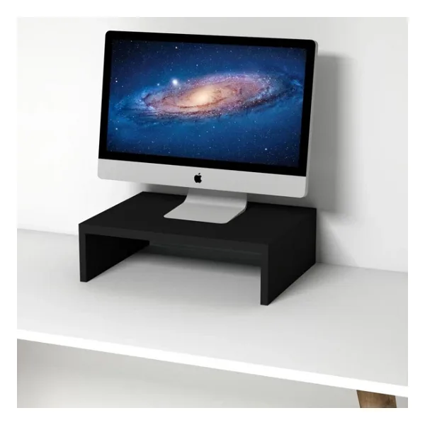 Emkawood Marry40 Siyah Monitör Yükseltici Laptop Standı