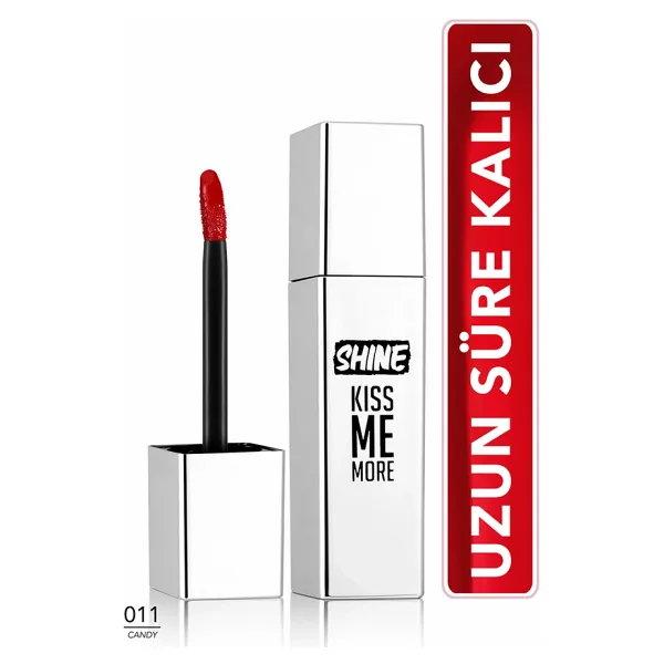 Flormar Shine Kiss Me More 011 Candy Likit Ruj