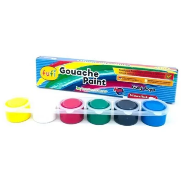 Fufi 15 ml 6 Renk Guaj Boya