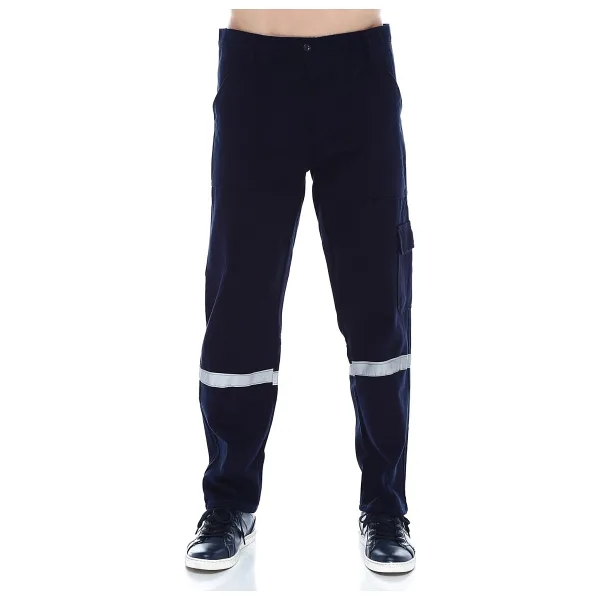 Gabardine Kışlık Iş Pantolonu,kaynakçı Pantolonu , 7/7 Gabardin Iş Pantolonu - Lacivert